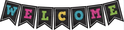 welcome chalkboard 